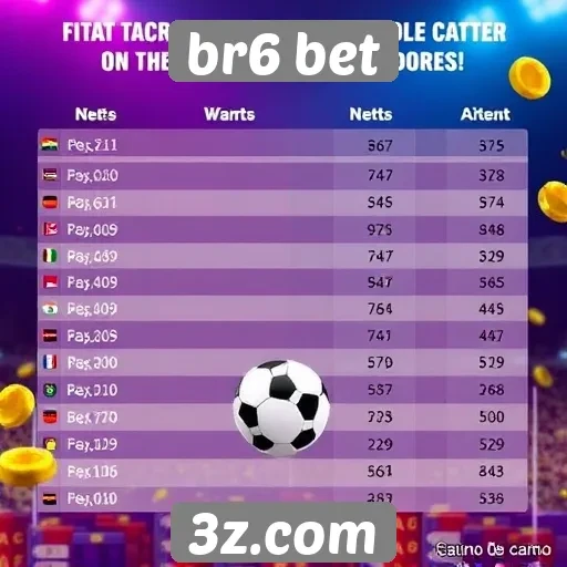 Estatísticas de jogos populares na br6 bet